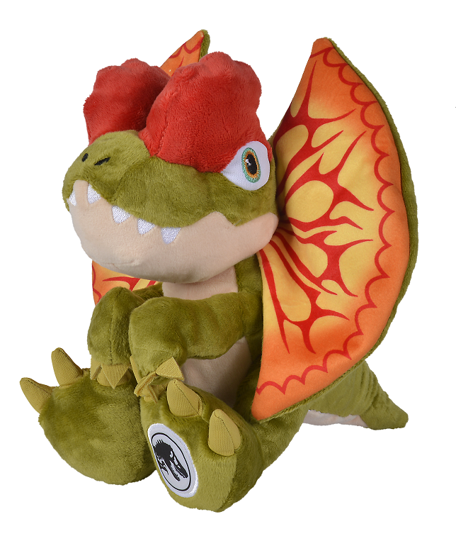 Universal jurassic world peluche dinosaure vert rouge 25 cm 